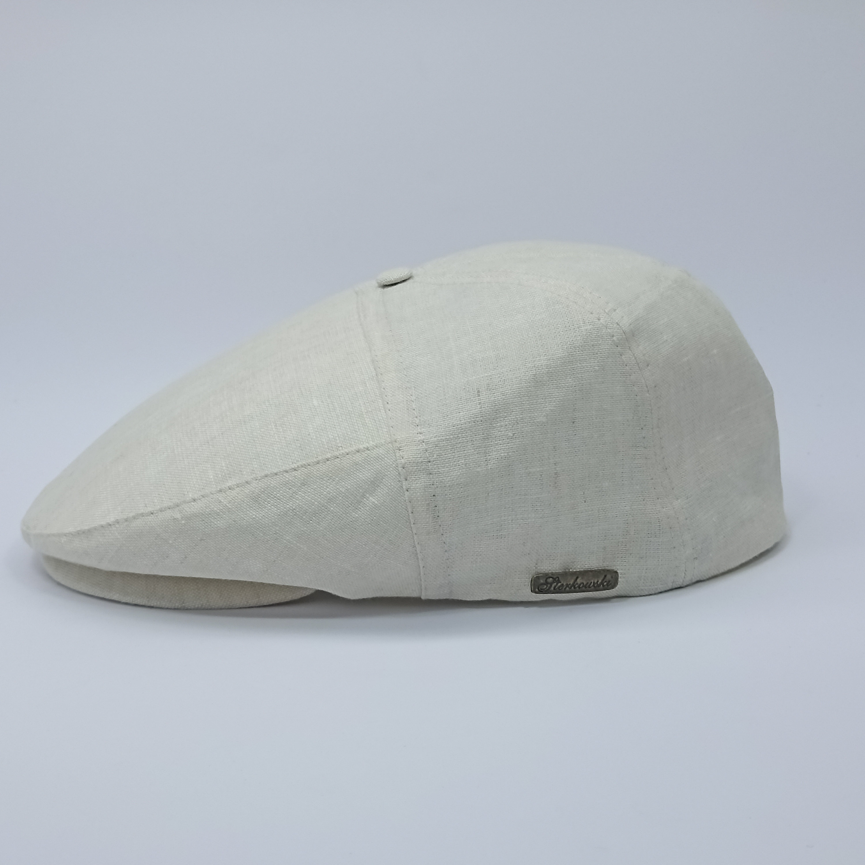 SALE SWEDE 62cm Linen 5 Panels Applejack Flat Cap Newsboy Driving