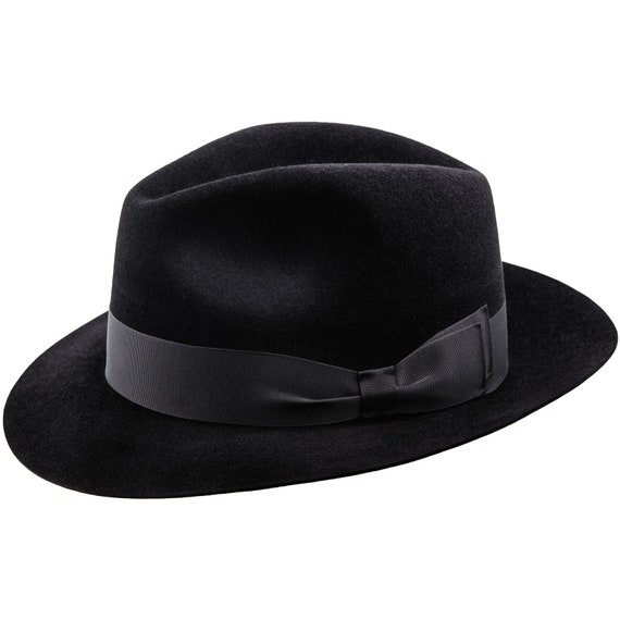 wide brim homburg hat