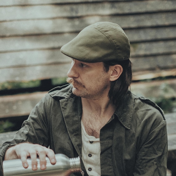 Ivy Cap Cabbie Style Hat Panel Ivy Hats Tweed Hat Herringbone