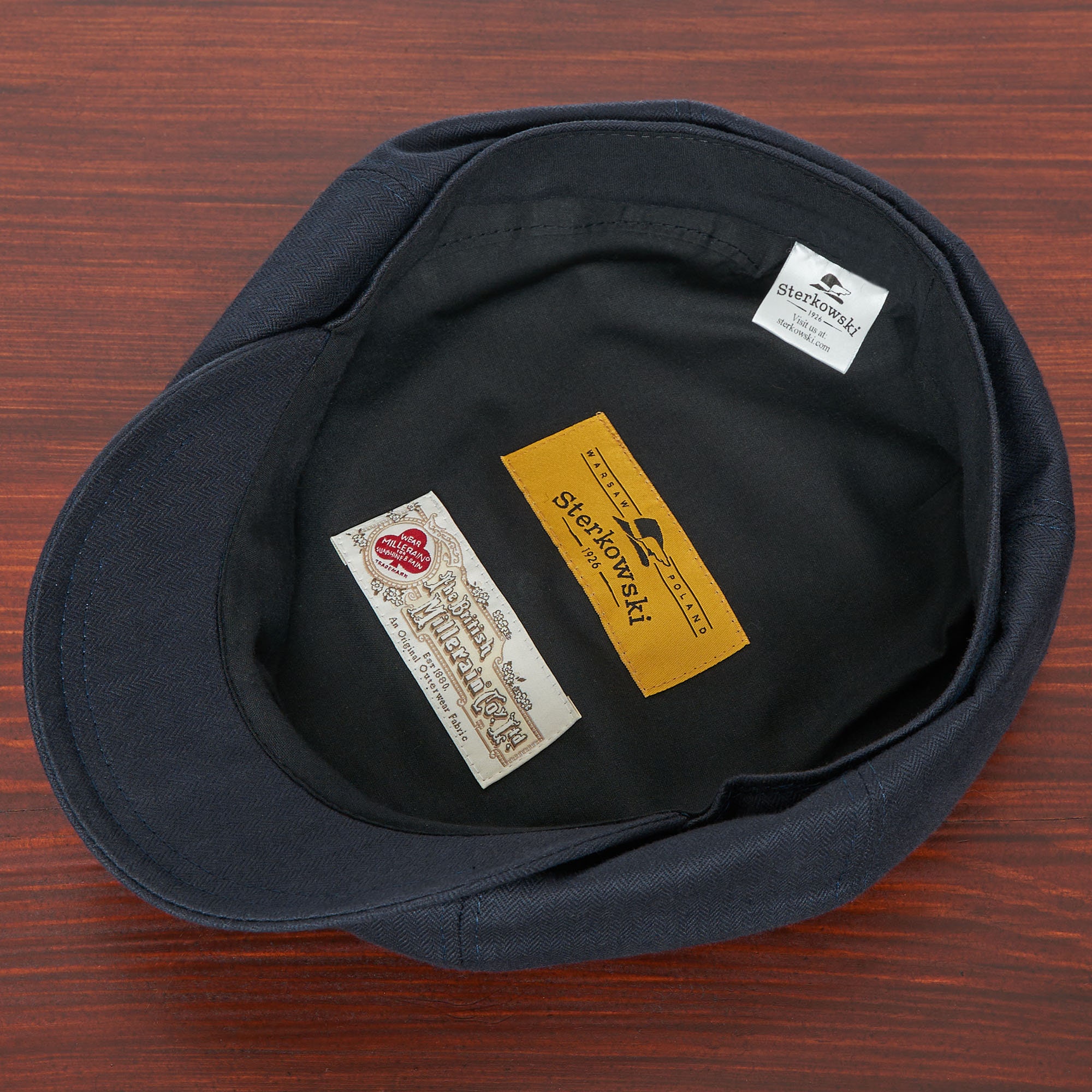 SHELBY Waxed Cotton 8 Panels Newsboy Peaky Cap Apple Bandit