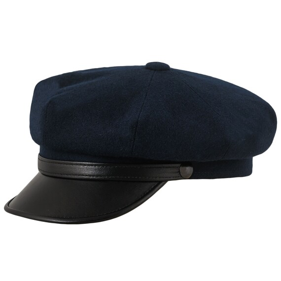 BRANDO Wool Vintage Biker Cap Cloth 