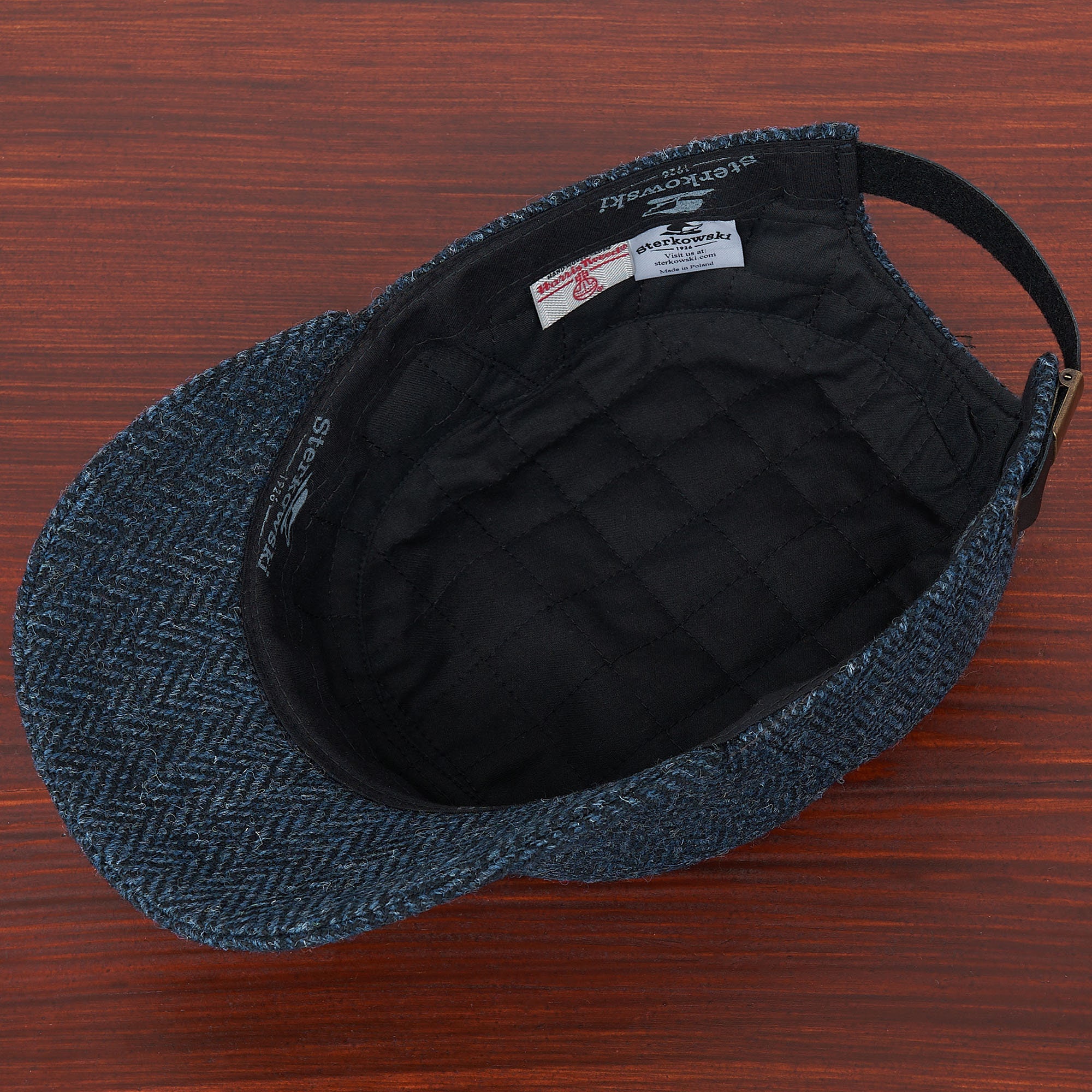 PATROL Harris Tweed Wool Patrol Cap Jockey Hat Military Hunting