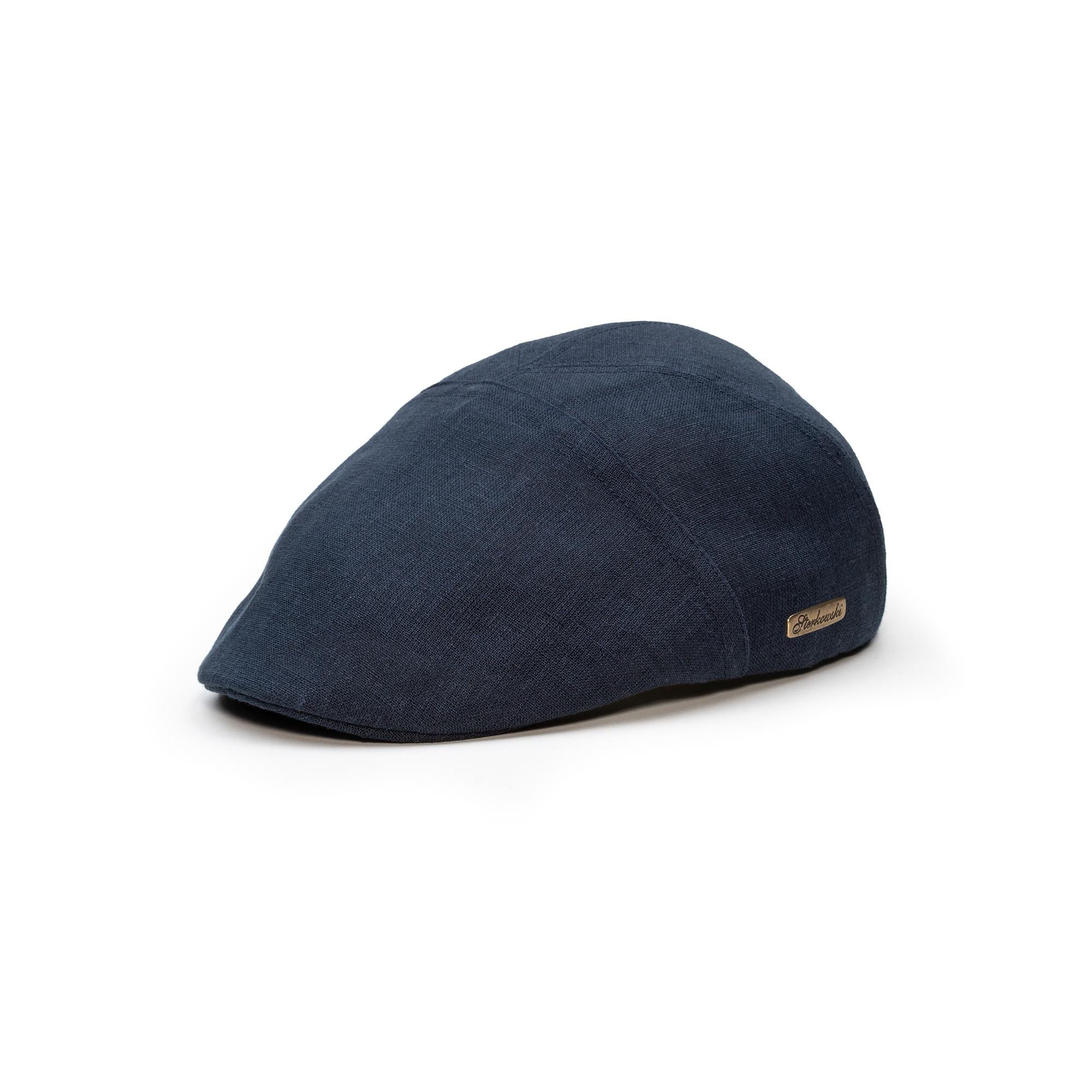 NEW YORK HAT LINEN NEWSBOY CAP USA製 XL IVY FIVE Linen English 5 Panels Summer Men Flat Cap Sixpence Derby