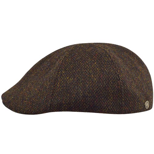 Plaid Linen Duckbill Mens and boys Summer Flat Cap