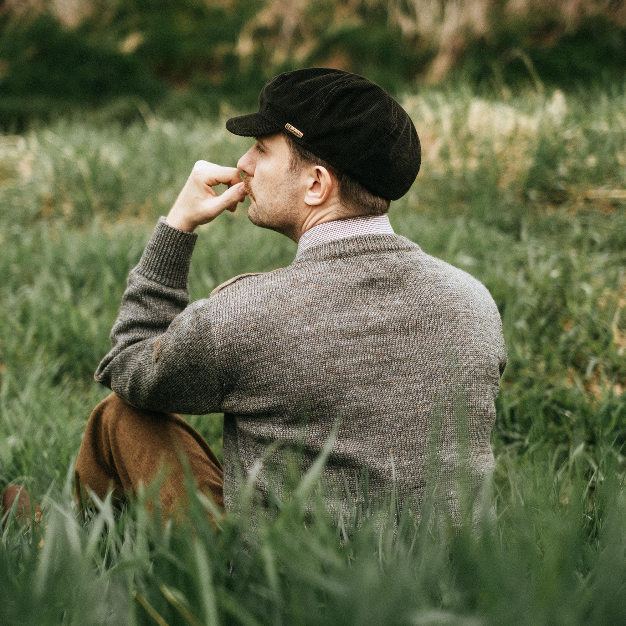 VIGO コーデュロイ コットン ニュースボーイ 8パネル キャップ