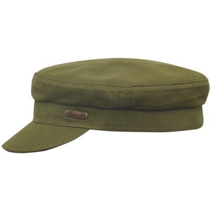 TRAWLER gorra pesquera de algodón puro esmerilado VERDE