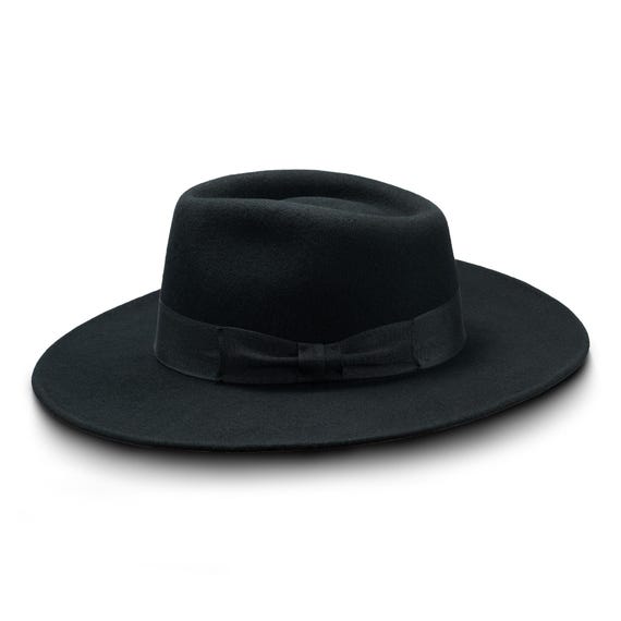 Feltro Jazz Fedora Cappelli Uomini Donne Tesa Larga Sombrero Cap Stile Britannico Panama Trilby Cappello Formale, cachi, Etichettalia unica