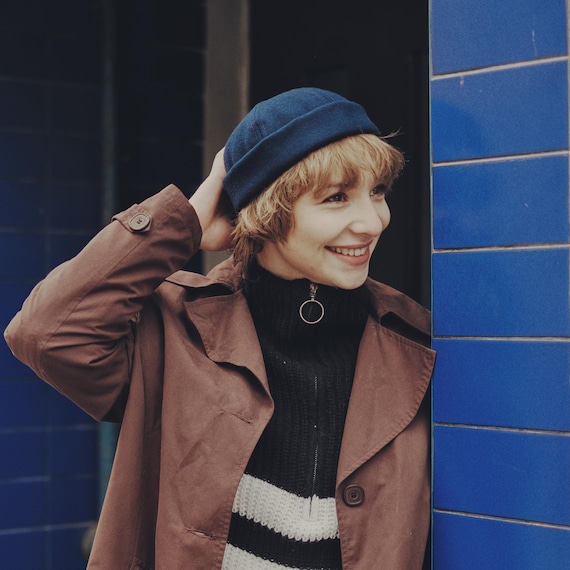 DOCKER Wool Dock Worker Beanie Cap Stevedore Longshoreman