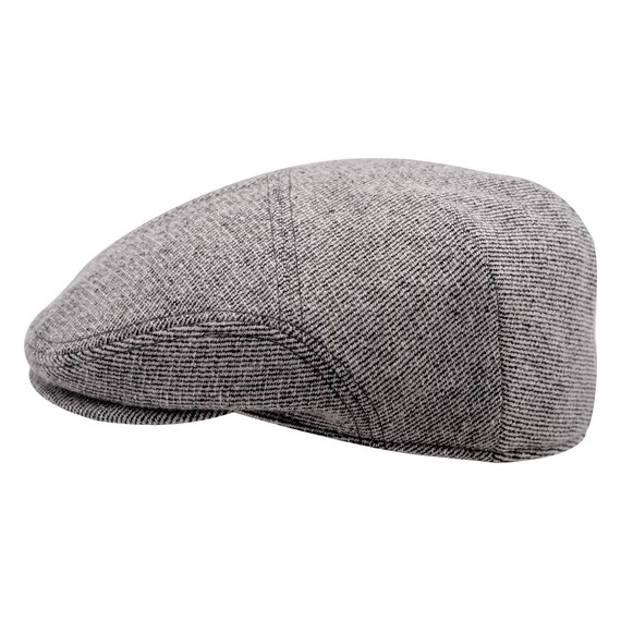 FLAT CAP Wool Mix Ivy League Style 