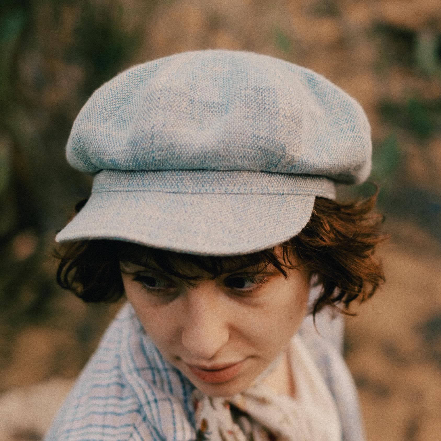 RUNE Linen Newsboy Cap | Vintage Gatsby Hat | Hand Woven Linen
