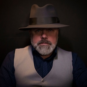 HOLDEN Wool Felt Crushable Fedora Wide Brim Stylish Gangster Dressy 50s Fashion Top Trilby Hat GRAY