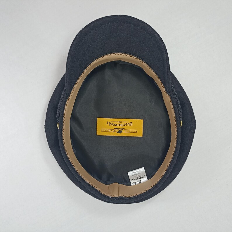 SALESKIPPER 63cm Wool Traditional Marine Breton Cap Merchant Fleet