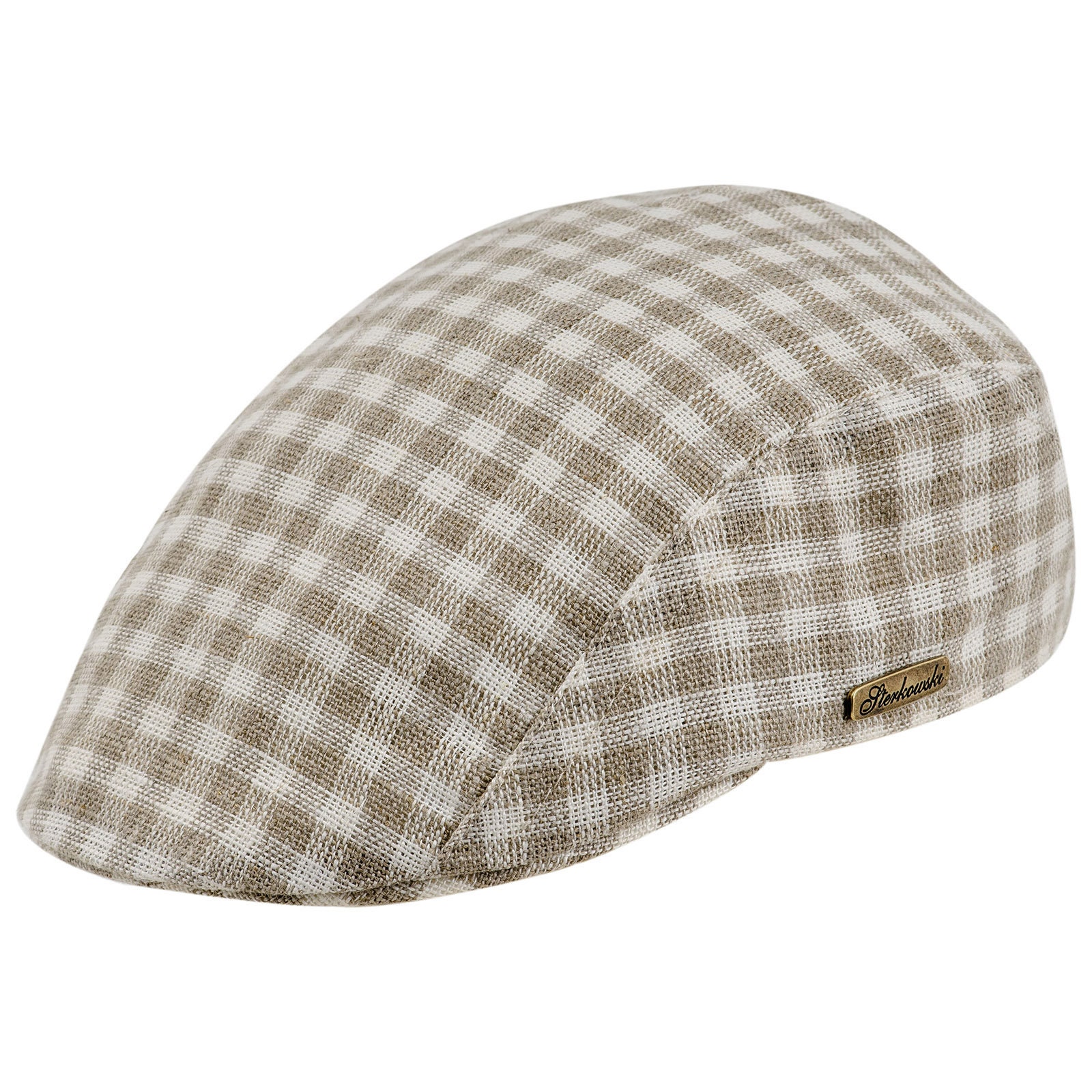 GECKO Linen Ivy League Summer Flat Cap 