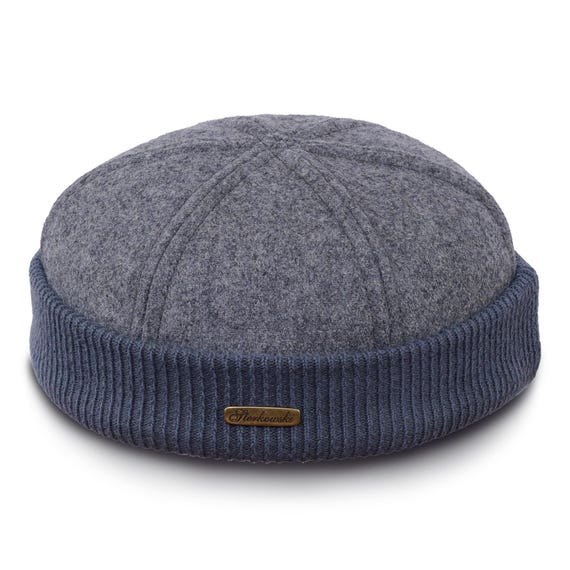 NAVY WATCH Wool Cloth Dock Worker Beanie Stevedore Longshoreman