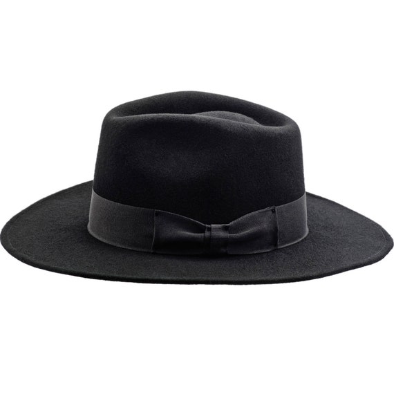 CHICAGO Wool Felt Teardrop Fedora Top 