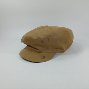 SALE!-VIGO 62cm Limited Edition 8 Panels Newsboy Peaky Cap Bandit Hooligan Ivy Hat Retro Gangster Summer Spring Lightweight Cotton YELLOW