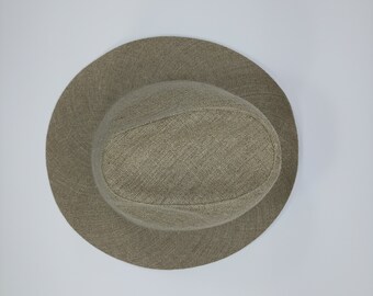 Cappello Fedora Lino Sterkowski SUGARCANE – Beige, Estate, Fatto A Mano Polonia - 2
