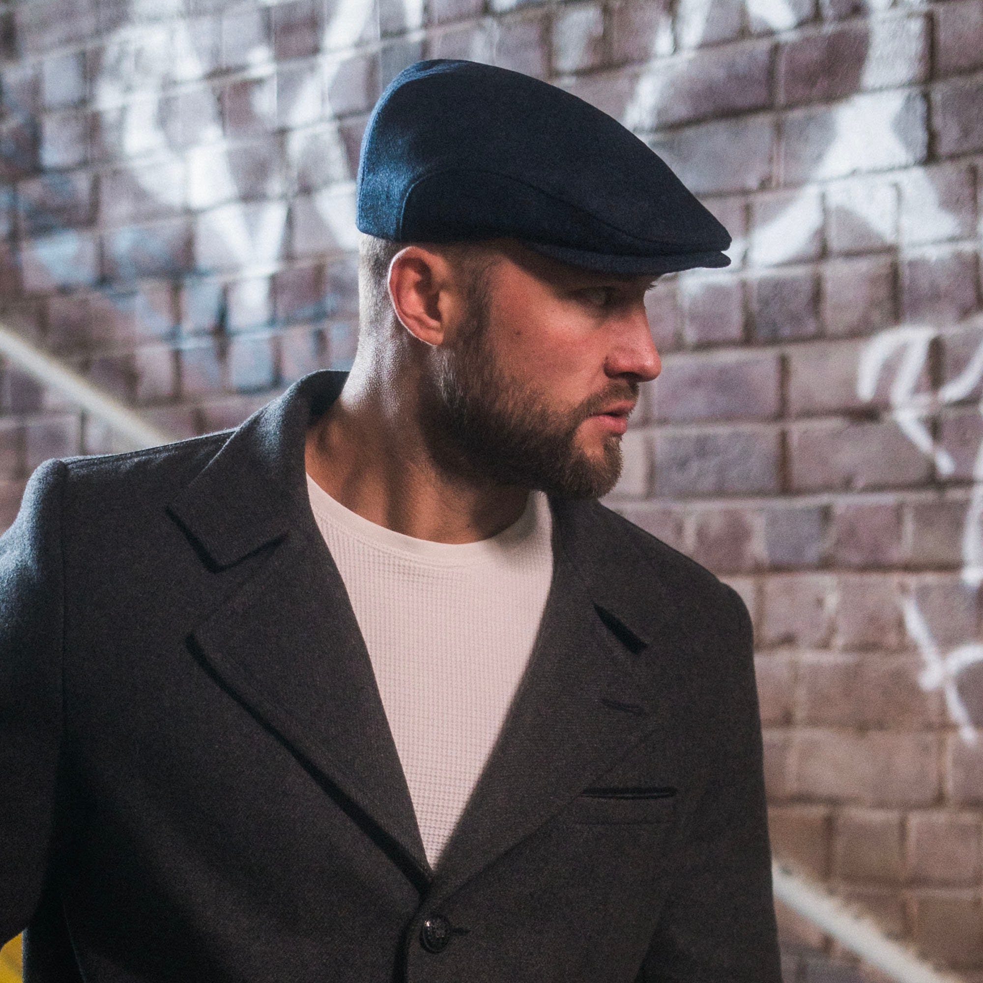 DERBY Merino Wool Flat Cap Ivy League Style Bunnet English Dai