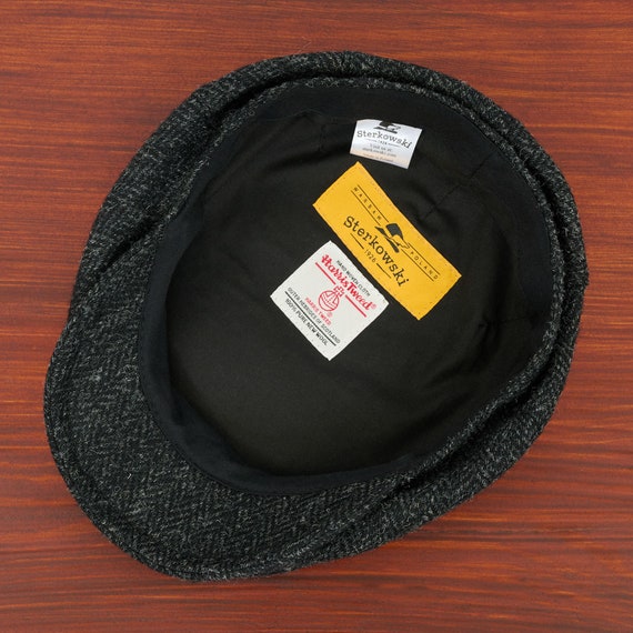 andwang Tweed Classical Logo Cap black 送料 無料