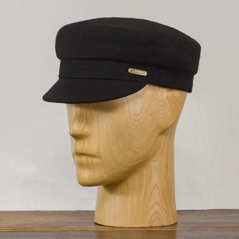 FIDDLER Wool Cloth Jewish Tevia Peaked Cap Sailor Greek Etsy