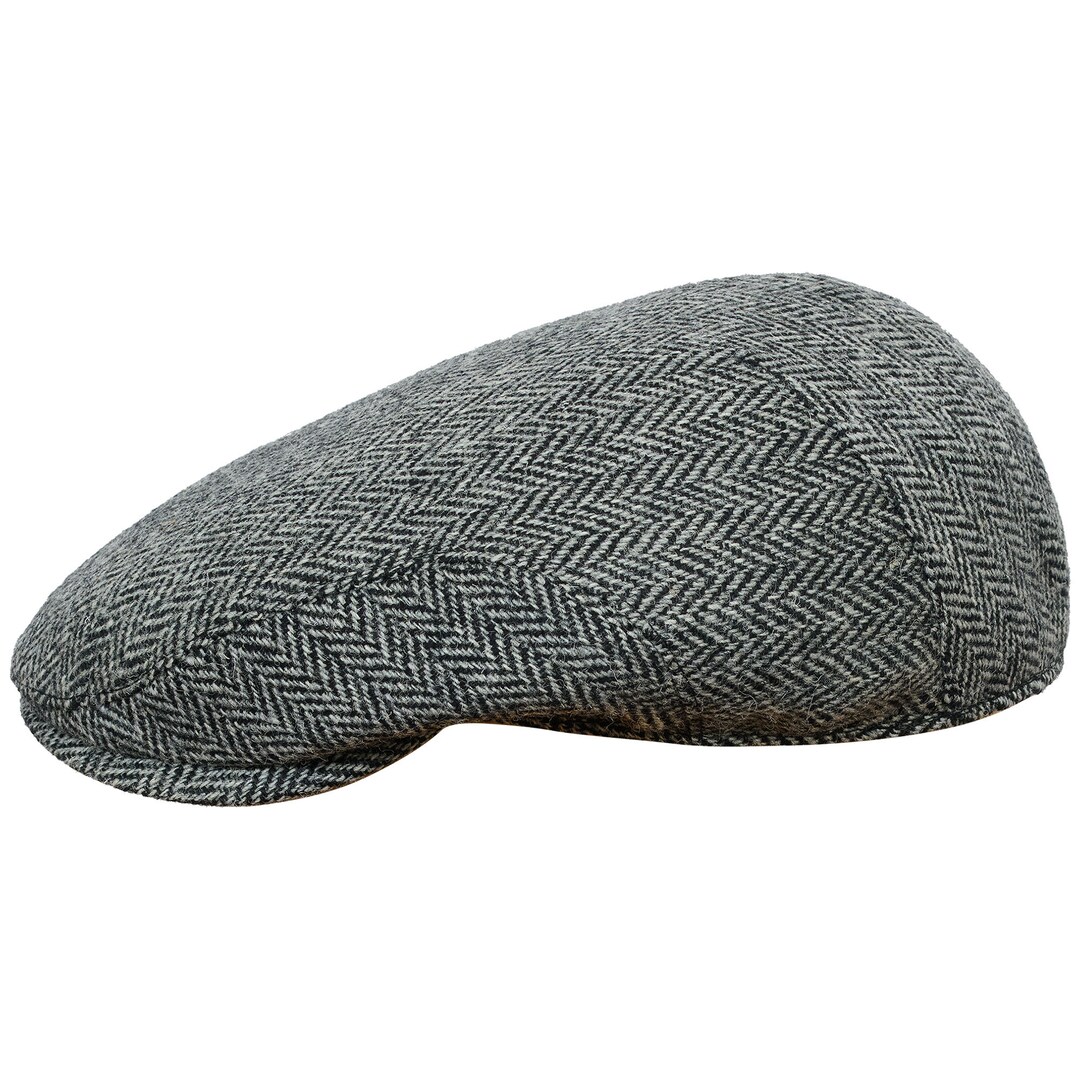 ALEX Harris Tweed Classic Flat Cap English Dai Jeff Derby Paddy Driving