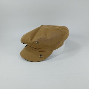 SALE!-VIGO 58cm Limited Edition 8 Panels Newsboy Peaky Cap Bandit Hooligan Ivy Hat Retro Gangster Summer Spring Lightweight Cotton YELLOW