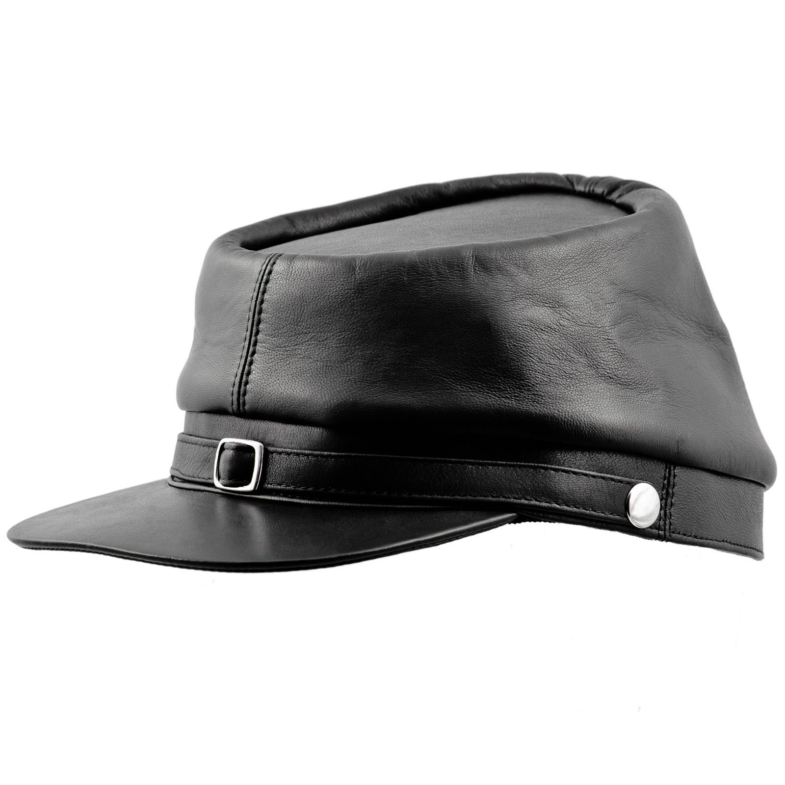 leather kepi