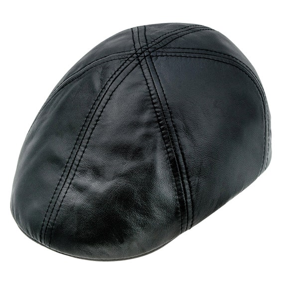 leather duckbill cap