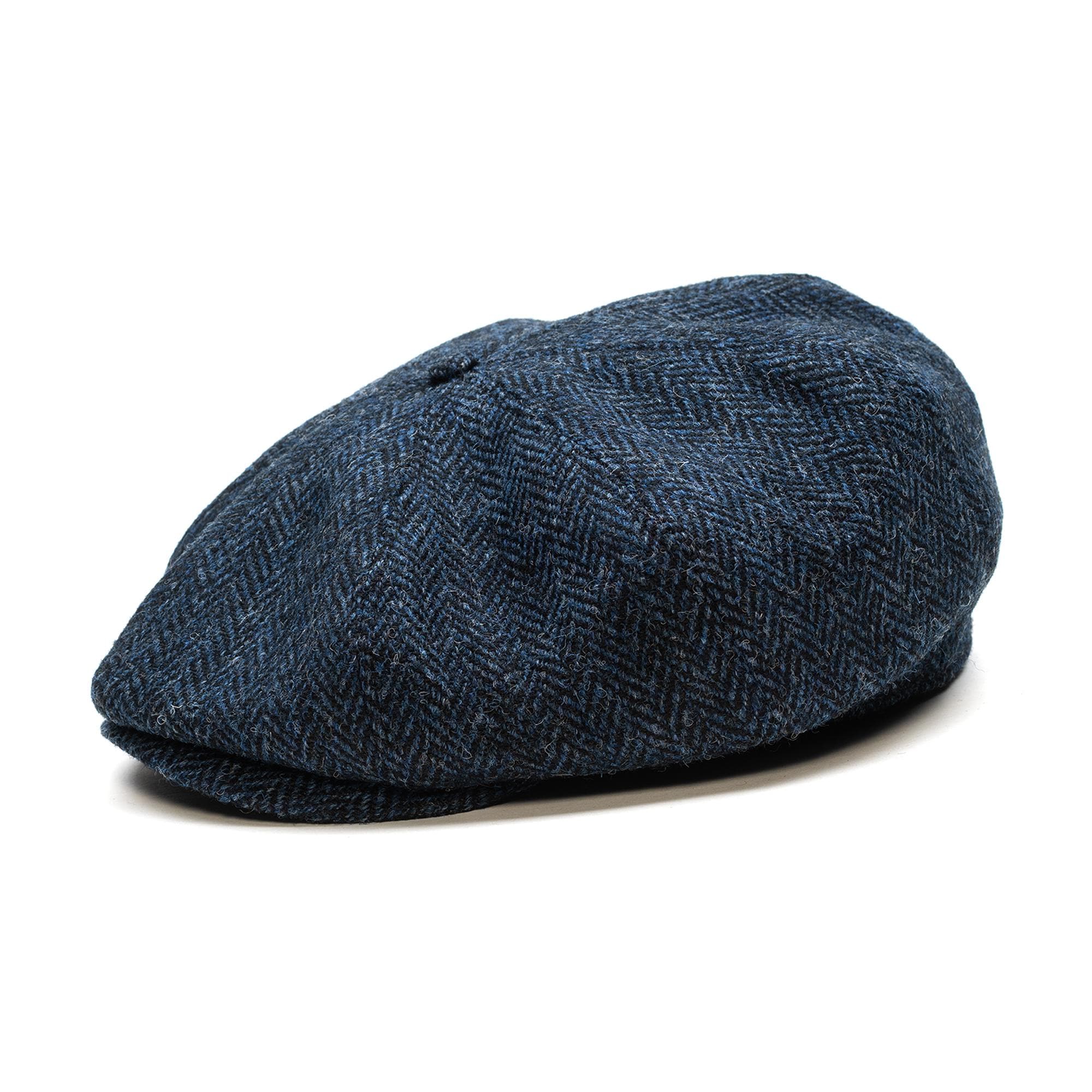 Casquette Plate 8 Panneaux Baker Boy Tweed - Style Vintage Gatsby Réglable Unisexe