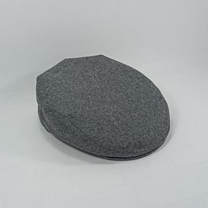 SALE!-ALEX 61cm Wool Tweed Flat Cap Classic  Retro English  Dai Jeff Derby Paddy Driving Duffer ese-Cutter Newsboy Baker Boy Retro GRAY