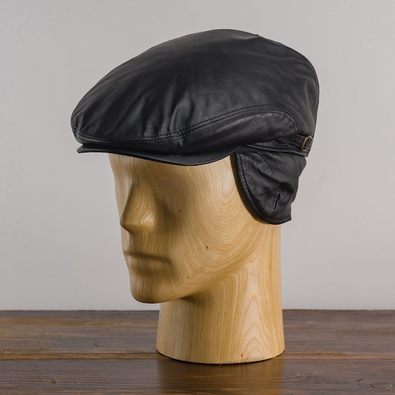 leather ivy league cap