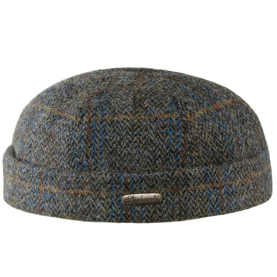 DOCKER Harris Tweed Beanie Cap Pure 