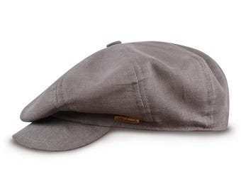 VIGO Linen 8 Panels Summer Newsboy Cap Paperboy Retro Resistance