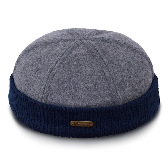 NAVY WATCH Wool Cloth Dock Worker Beanie Stevedore Longshoreman