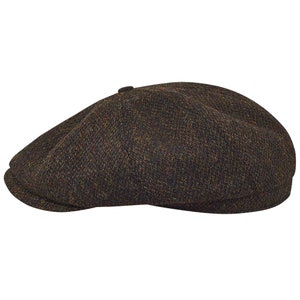 Herenkrantenjongenspet Harris Tweed Cap Cap Krantenjongenshoed Platte pet Hoed Baker Boy Hat Driving Cap Retro Hoed afbeelding 5