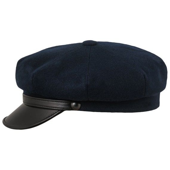 BRANDO Wool Vintage Biker Cap Cloth 