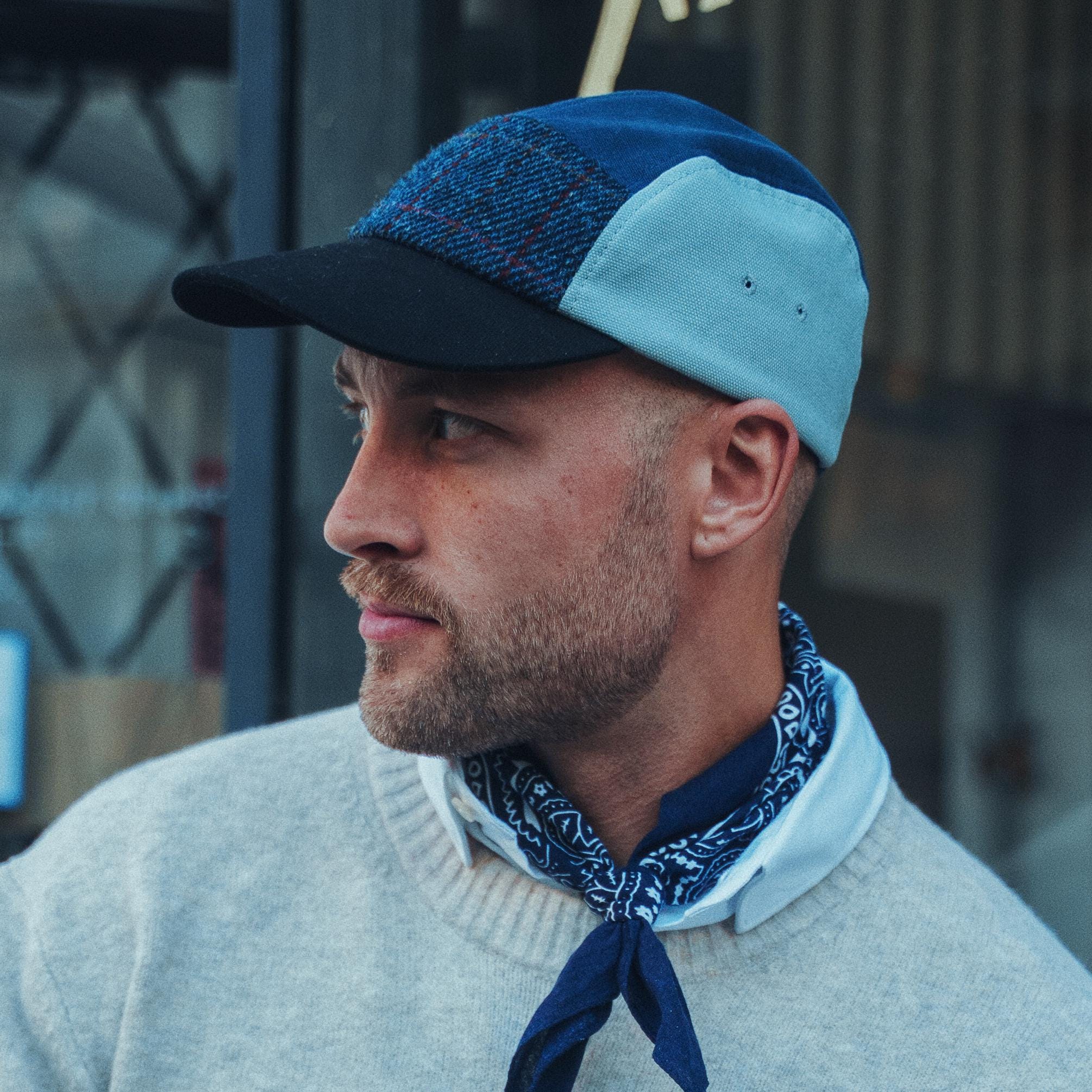 Sterkowski ROWDY Linen Summer Flat Cap Applejack Gatsby Newsboy