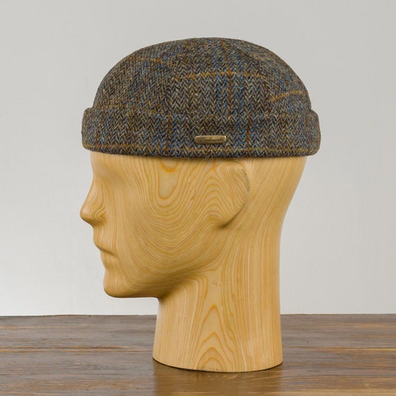 DOCKER Harris Tweed Beanie Cap Pure 
