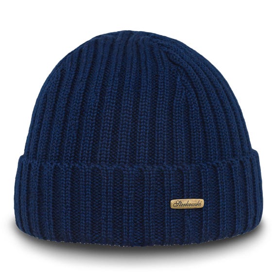 NORFOLK Extra Fine Merino Wool Beanie Ribbed Knit Hat Warm  display picture 2