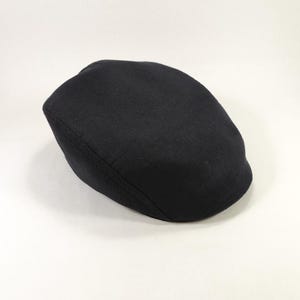 SALE-GECKO Linen-Summer Flat Cap English Jeff Bunnet Summer Spring  Breathable Vented Sun Protection Resort Airy Light Beach Hat BLACK 62 cm