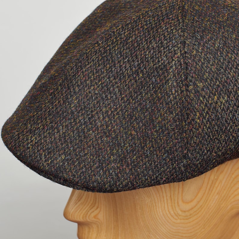 RUSTY Harris Tweed Duckbill Mens Flat Cap Ivy League Wool - Etsy
