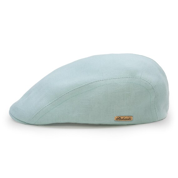 GECKO Linen Flat Cap | Summer Ivy Hat for Men & Women  display picture 1