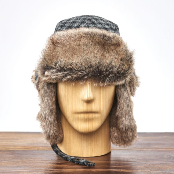 SALE - LUMBERJACK Genuine Scottish Harris Tweed Aviator