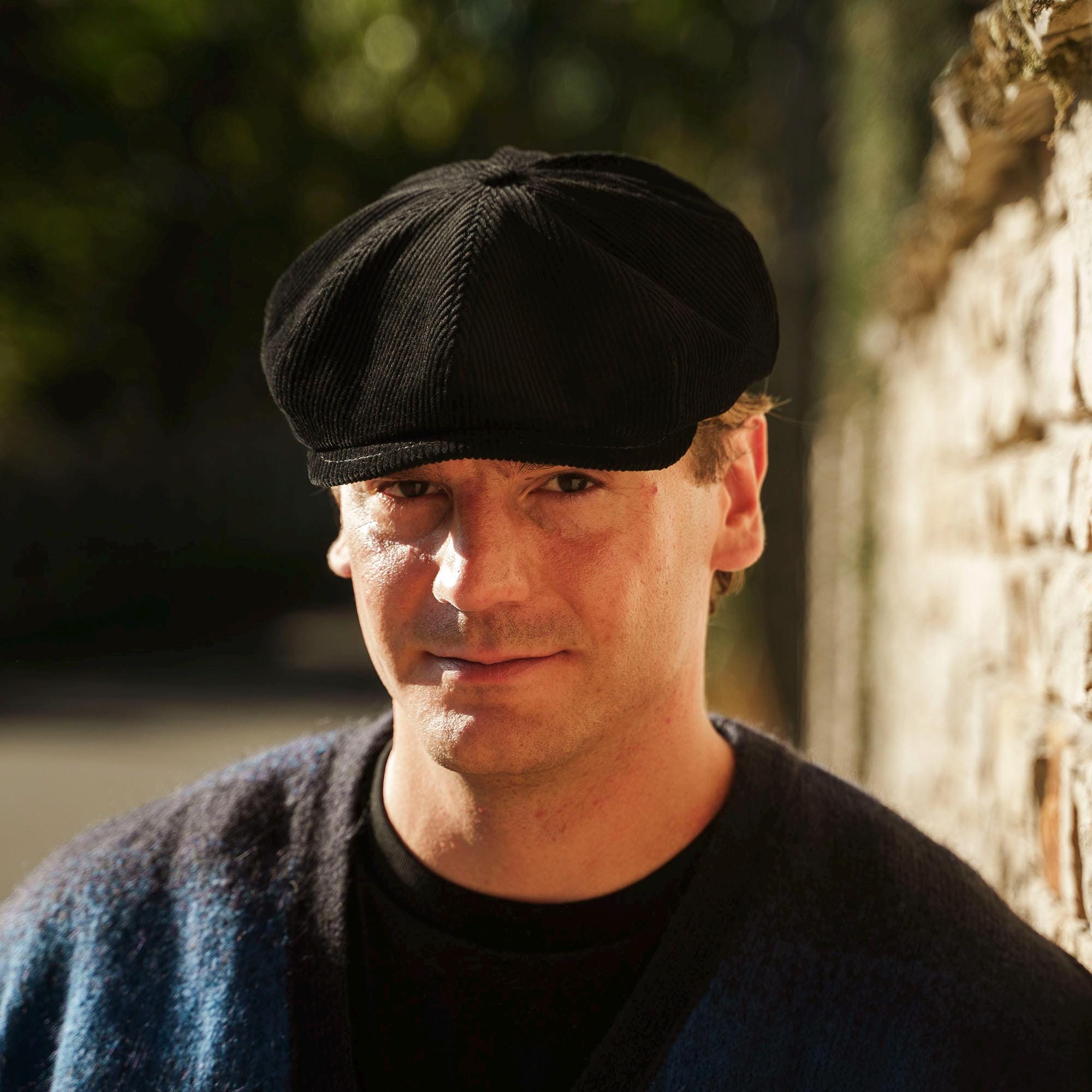 SHELBY Cotton Corduroy 8 Panels Newsboy Apple Peaky Cap