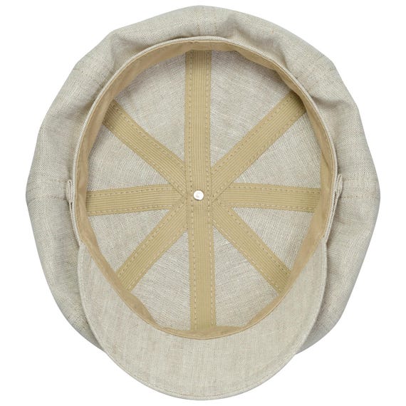 GAVROCHE Linen Balloon 8 Panels Large Crown Cap Light Airy  display picture 1