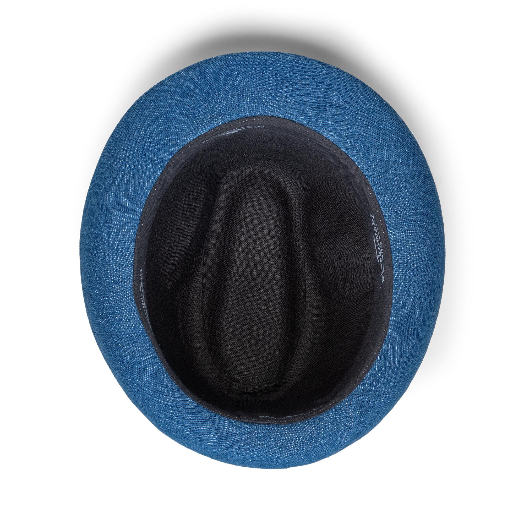 BLUE NOTE Denim Trilby Short Brim Hat Sun Protection 
