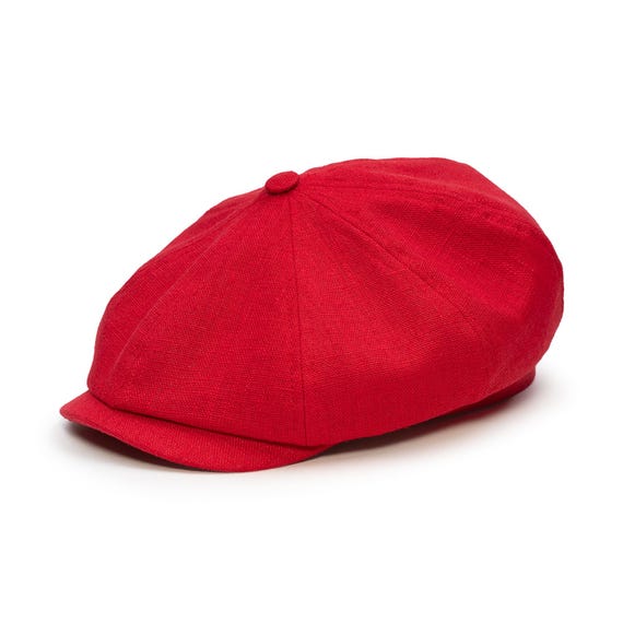 ROWDY Linen Summer Men Newsboy Apple 8 Panels Cap Hooligan  display picture 2