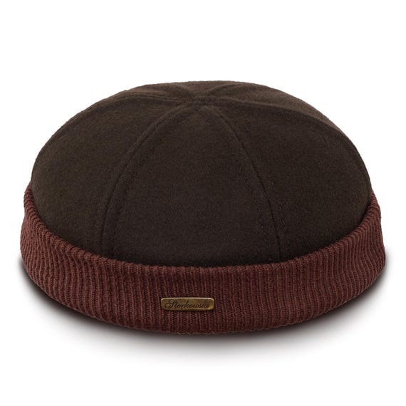NAVY WATCH Wool Cloth Dock Worker Beanie Stevedore Longshoreman