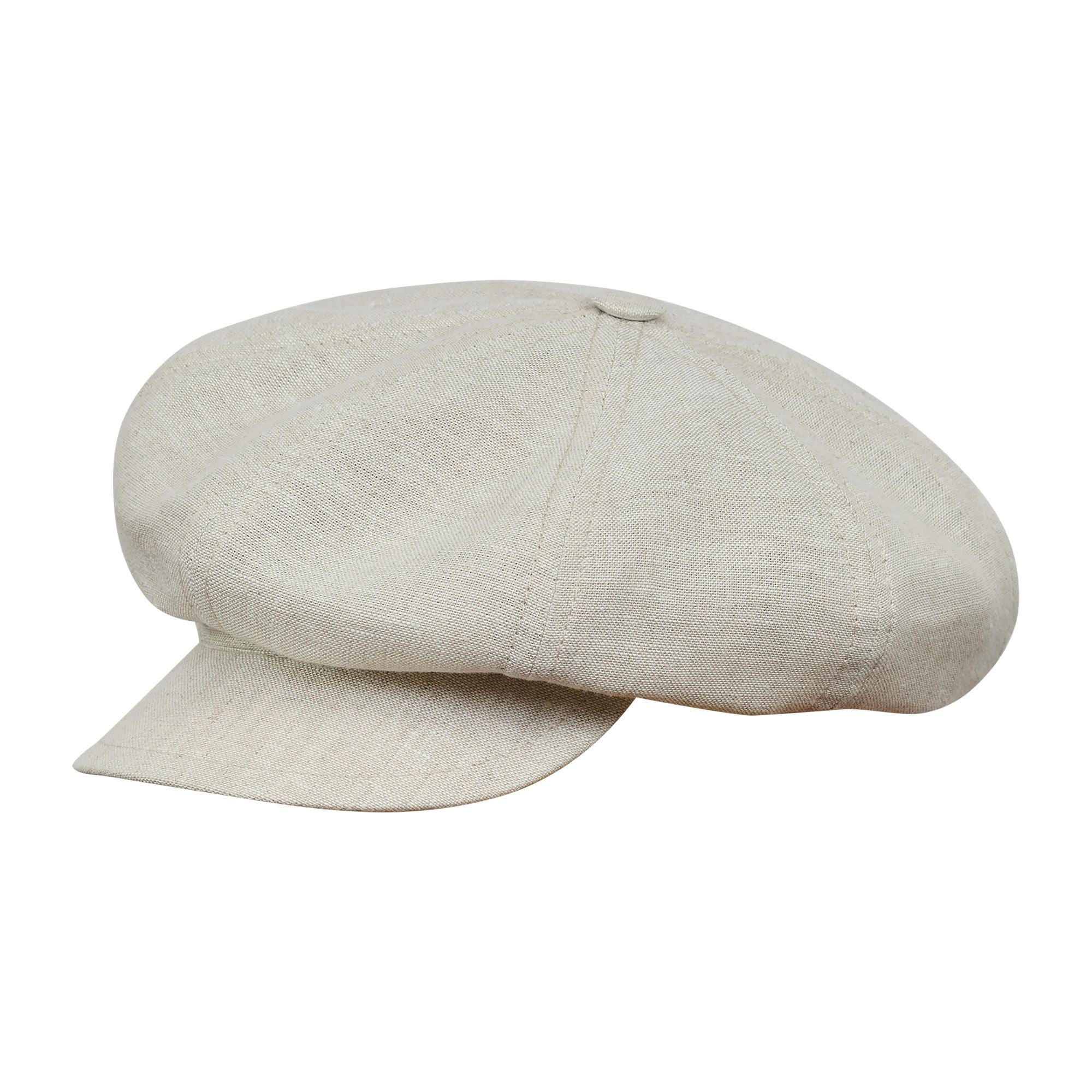 GAVROCHE Linen Balloon 8 Panels Large Crown Cap Light Airy French