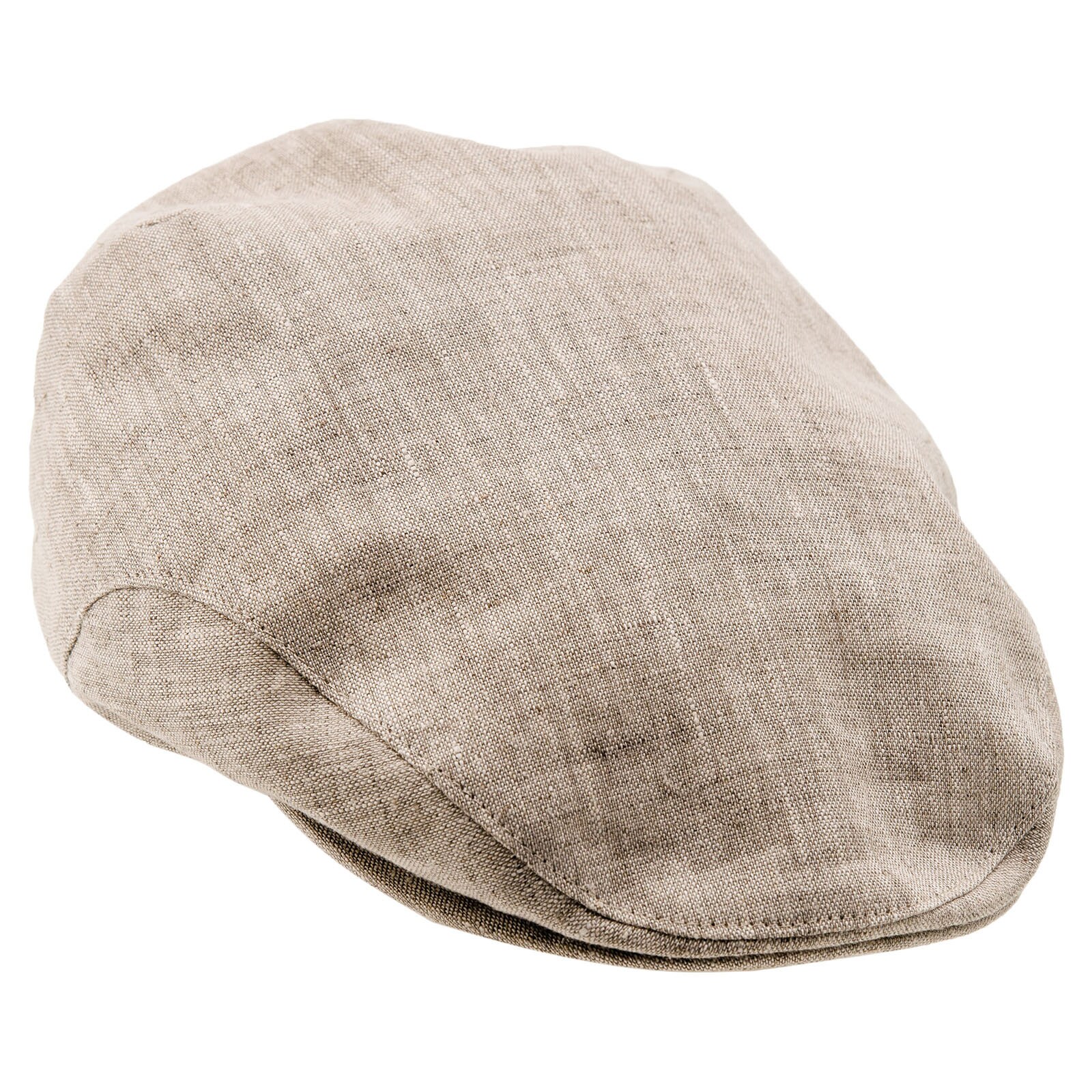 DERBY Pure Linen Flat Cap Ivy League 